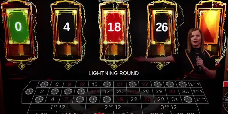 Những tính năng nổi bật của Lightning Roulette