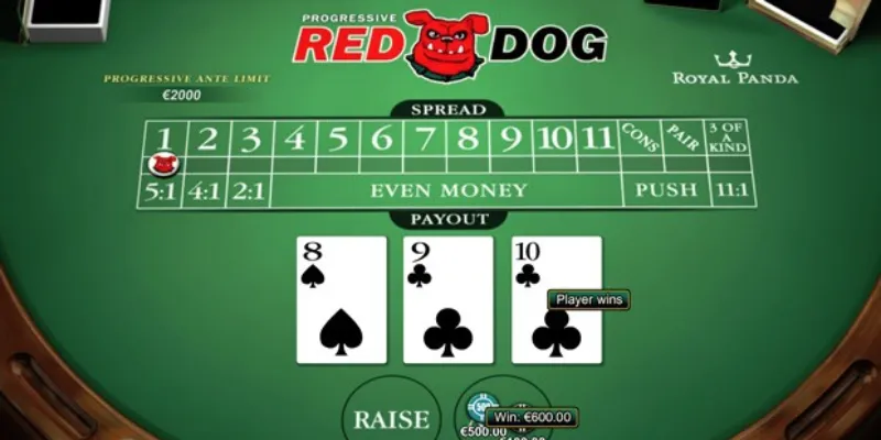 Cung cấp thông tin về trò chơi Red Dog