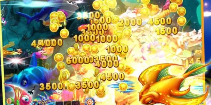 Một số loại cá và vũ khí đa dạng trong bắn cá hoàng gia