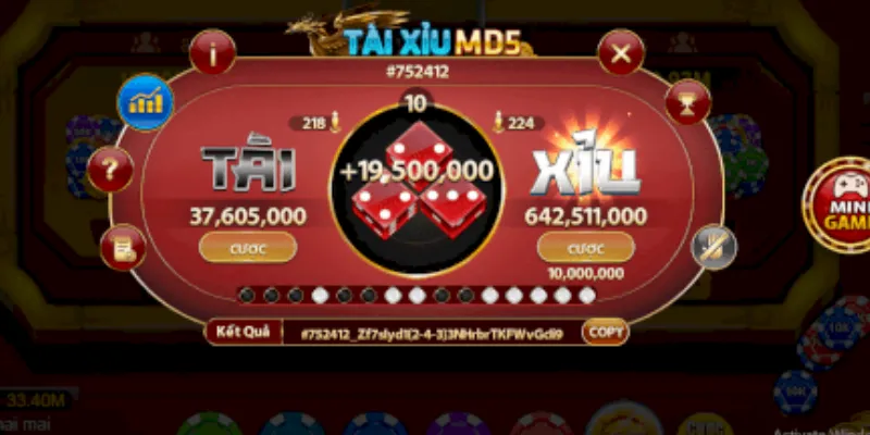 Các cách chơi Tài Xỉu MD5 tối ưu hóa tỷ lệ thắng