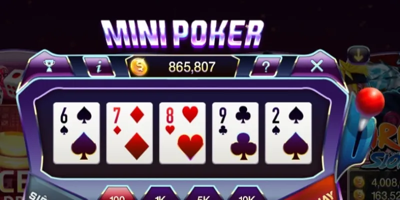 Cách chơi mini poker tăng tỷ lệ thắng cho tân binh