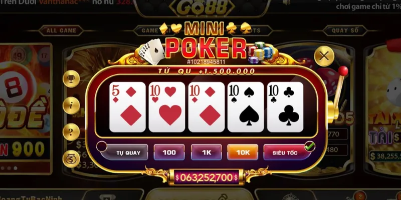 Cách chơi và quy tắc của nổ hũ Mini Poker